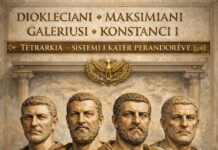 Diokleciani, Maksimiani, Galeriusi dhe Konstanci I, këta ishin katërshja e perandorëve ilir, që sunduan Romën njëkohësisht