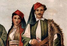 Shqipëria kufizohet me Greqinë nga lumi Arta, në veri nga Bosnja: Shqiptarët janë ilirët dhe epirotët e lashtë